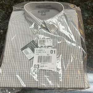 Eddie Bauer Men’s Flex Long-Sleeve Shirt - Med Tall - NWT